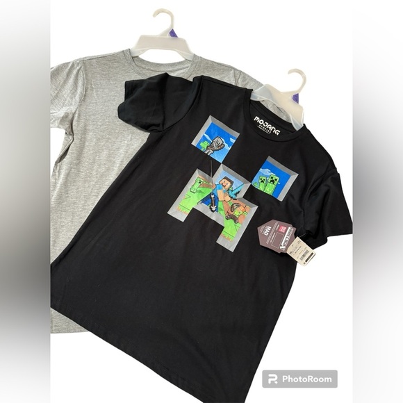 New Minecraft Boys T-shirts Bundle, XL(14/16) - Picture 2 of 4